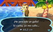 Pescando un Gallo en New Leaf