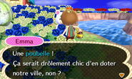Emma proposant de construire une poubelle