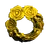 NH-Furniture-Gold rose wreath