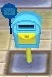 Light Blue Mailbox