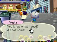 Talking to Vesta in the city