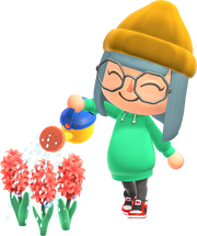 Animal-Crossing-New-Horizons Characters-Watering