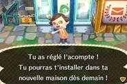 Acompte.jpg (9 kio) Un joueur ayant remboursé son prêt et qui aura une maison au lieu de la tente