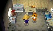 L'intérieur de la maison de Chef dans New Leaf