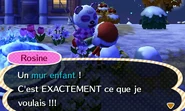 Rosine recevant son cadeau pour le jour des cadeaux