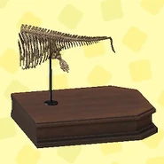 Ophthalmosaurus torso in catalog in New Horizons