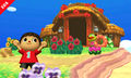 One of the island stages's random layouts. Note Leila in the background.