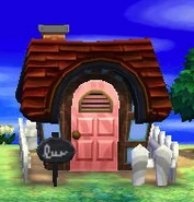 La maison de Chavrina vue de l'extérieur dans New Leaf