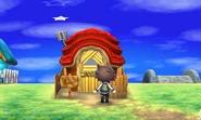 La maison de Simon vue de l'extérieur dans New Leaf