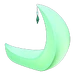 NH-Furniture-Crescent-moon chair (green)