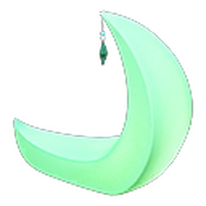 Pink crescent moon chair animal crossing new arrivals