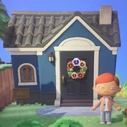 La maison de Wolfgang vue de l’extérieur dans New Horizons