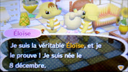 Éloïse donnant sa date de naissance pour prouver qu'elle est la vraie