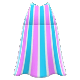 slim fit dress slacks Multi Color Stripe Halter Dress Large main image 1