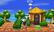 La maison de Bajoue vue de l'extérieur dans New Leaf