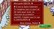 Une lettre de Rubis dans Let's Go to the City