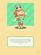 67C1F370-5393-4432-AF7B-1001641F0F25.png (1,28 Mio) Monica apparaissant sur un écran de chargement de Pocket Camp