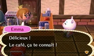 Emma au café