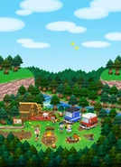 La caravanerie représentée en dessin