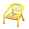 NH-Furniture-Baby chair (yellow) (butterfly)