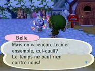 Belle parlant au joueur dans Let's Go to the City