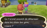 Rosanne rencontrée en rêve dans New Leaf