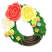 Couronne roses