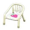 NH-Furniture-Baby chair (white) (strawberry)