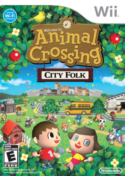 animal crossing logo city folk animal crossing logo city folk