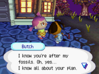 A player talking to Butch in Wild World.