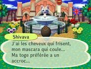 Shivava parlant de ses problèmes au joueur