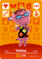 Velma's amiibo card