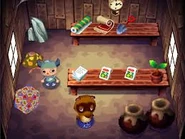 Intérieur de la Boutique Nook dans Animal Crossing