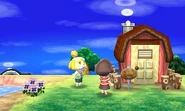 La maison de Gaby vue de l'extérieur dans New Leaf