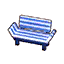 Stripe sofa icon