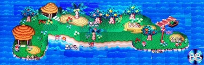 Visión completa de la Isla Animal uniendo diferentes imágenes de la misma