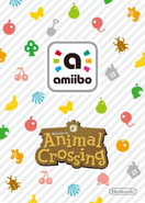 The back side of an Animal Crossing amiibo card.