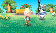 Curt dans la version bêta d'Animal Crossing: New Leaf