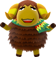Artwork de Carnerio en Animal Crossing: New Leaf