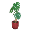 monstera künstliche pflanze Künstliche Monstera-Pflanze 45 cm – realistische Optik“ – Wood Selections