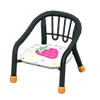 NH-Furniture-Baby chair (black) (strawberry)