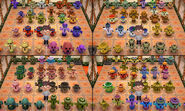 Museum exhibits housing all 131 gyroids in New Leaf.