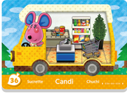 La carte Amiibo de Sucrette