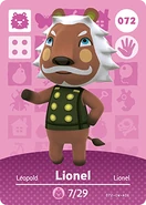 Lionel's amiibo card