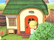 La maison de Jacob vue de l'extérieur dans New Horizons