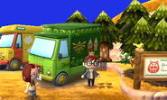 L'extérieur du camping-car de Link loup