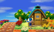 La maison de Miglou vue de l'extérieur dans New Leaf