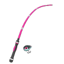 Pink Fish Fishing Rod
