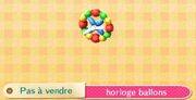 Horloge ballons