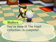 Upon completing the fossil collection in City Folk.